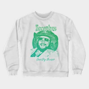 bocephus//green solid style, Crewneck Sweatshirt